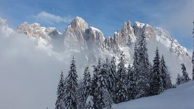 Inizia a sognare il tuo Inverno in Trentino <br>tra le Dolomiti